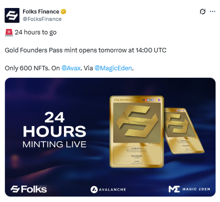 Magic Eden से करें स्पेशल Gold Founders Pass NFT Minting