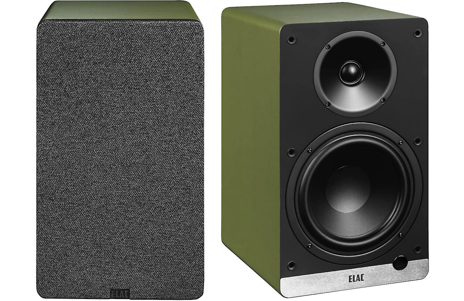 ELAC Debut ConneX DCB61 in Olive Green color.
