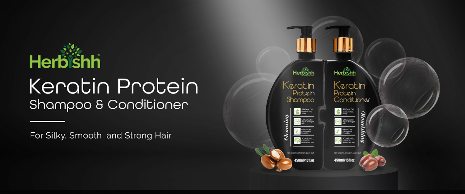 Shampoo e Condicionador de Queratina Duo