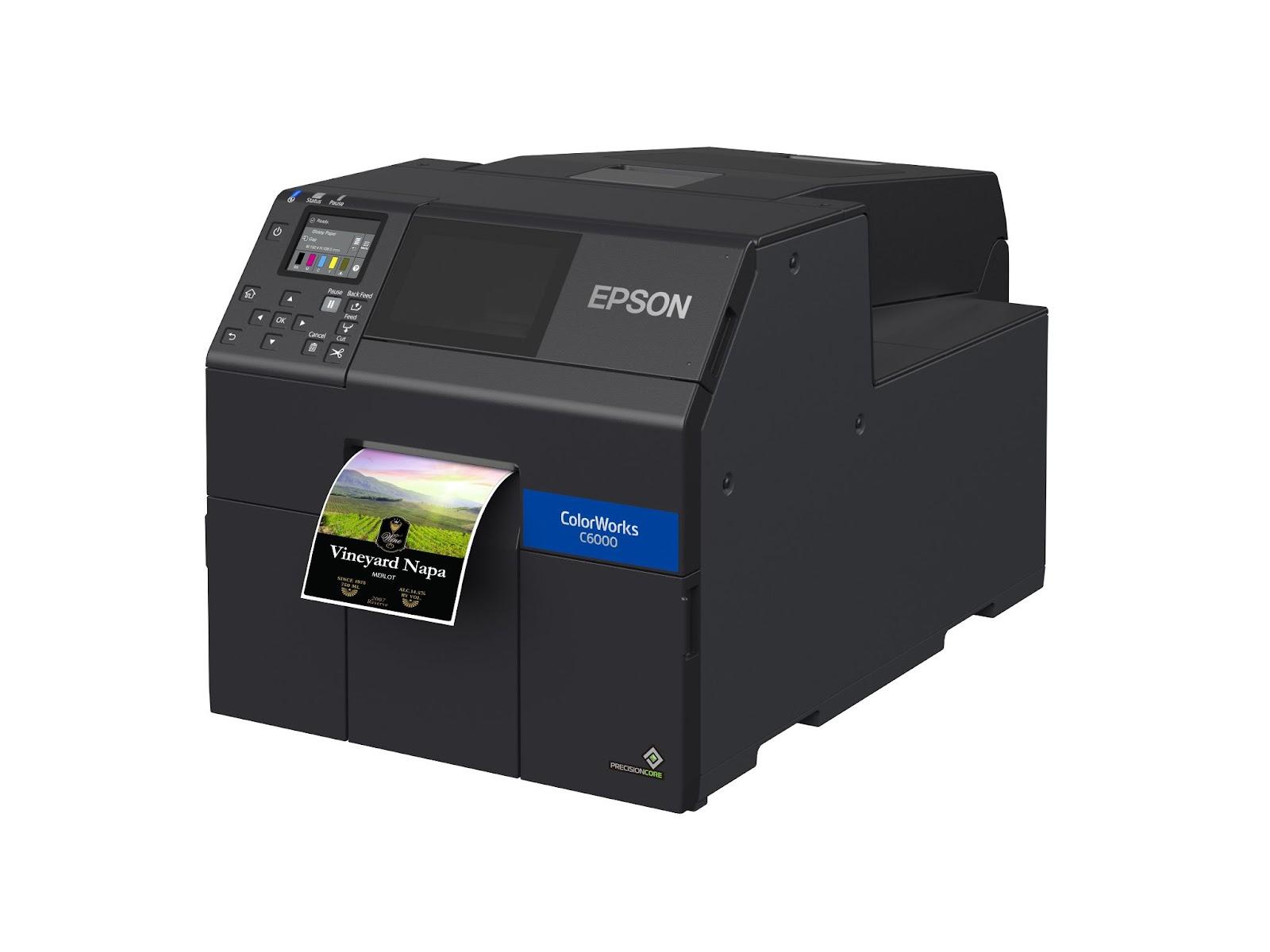 C6000 printer with auto cutter