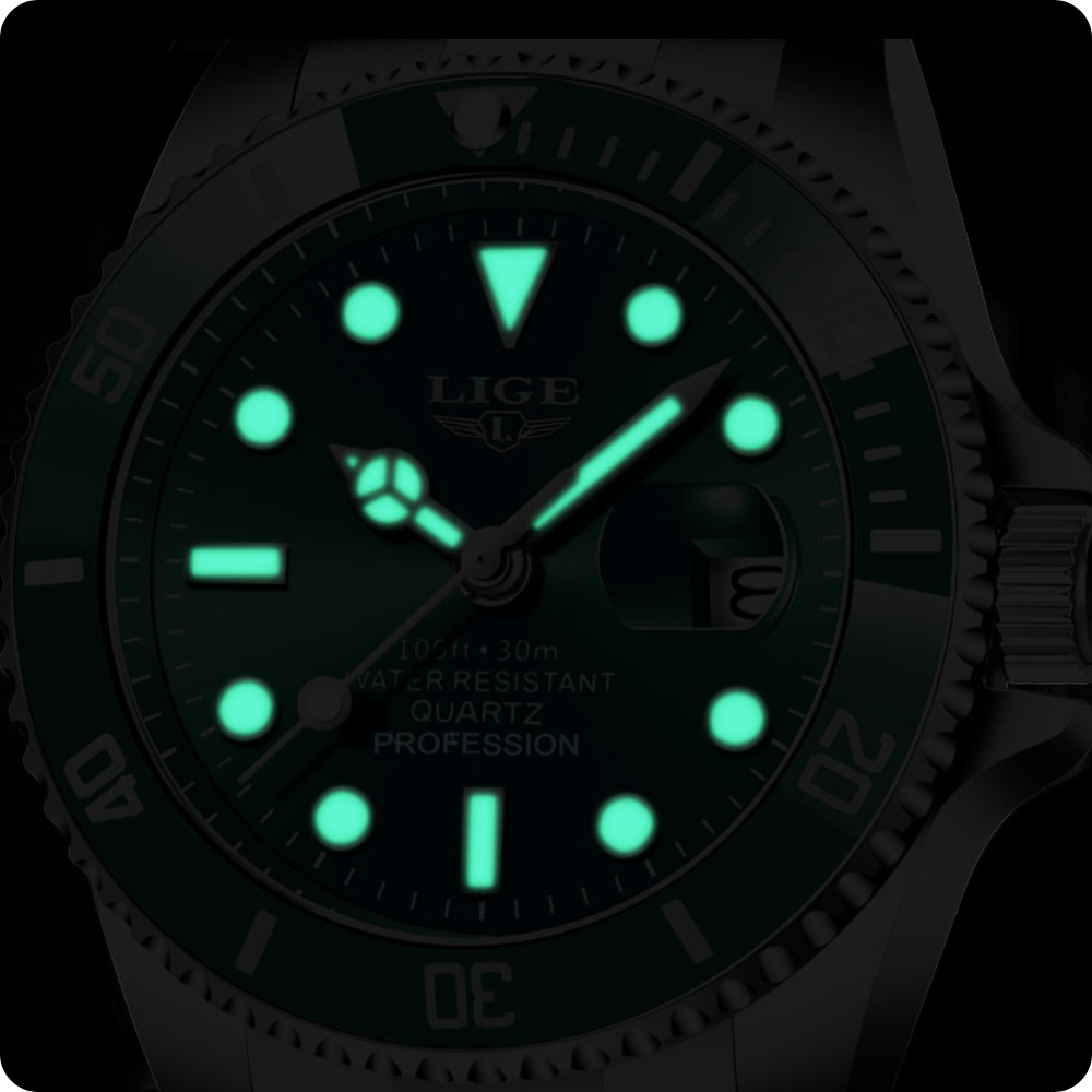 Relógio Masculino Submariner Litasmen