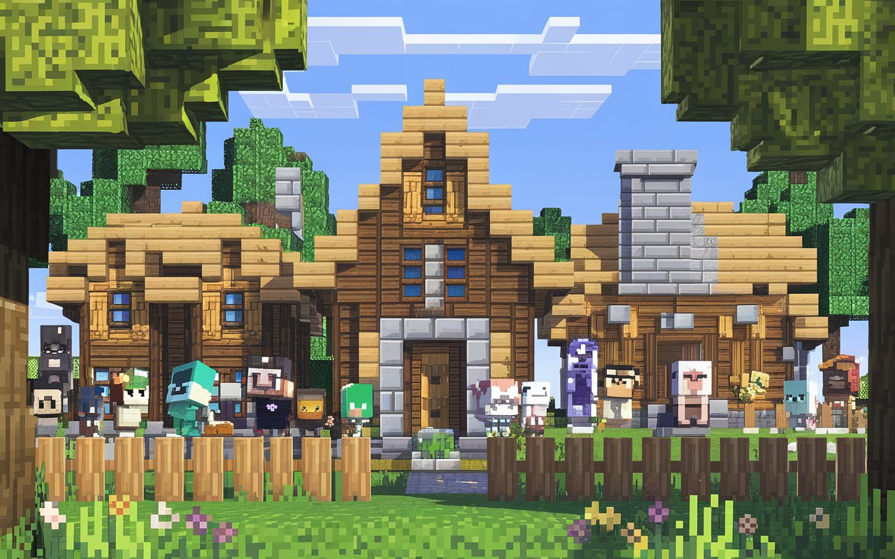 minecraft toontown pixel art