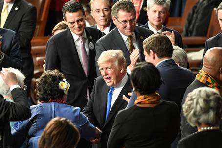 How Democrats and Republicans reacted to President Trump's first State ...