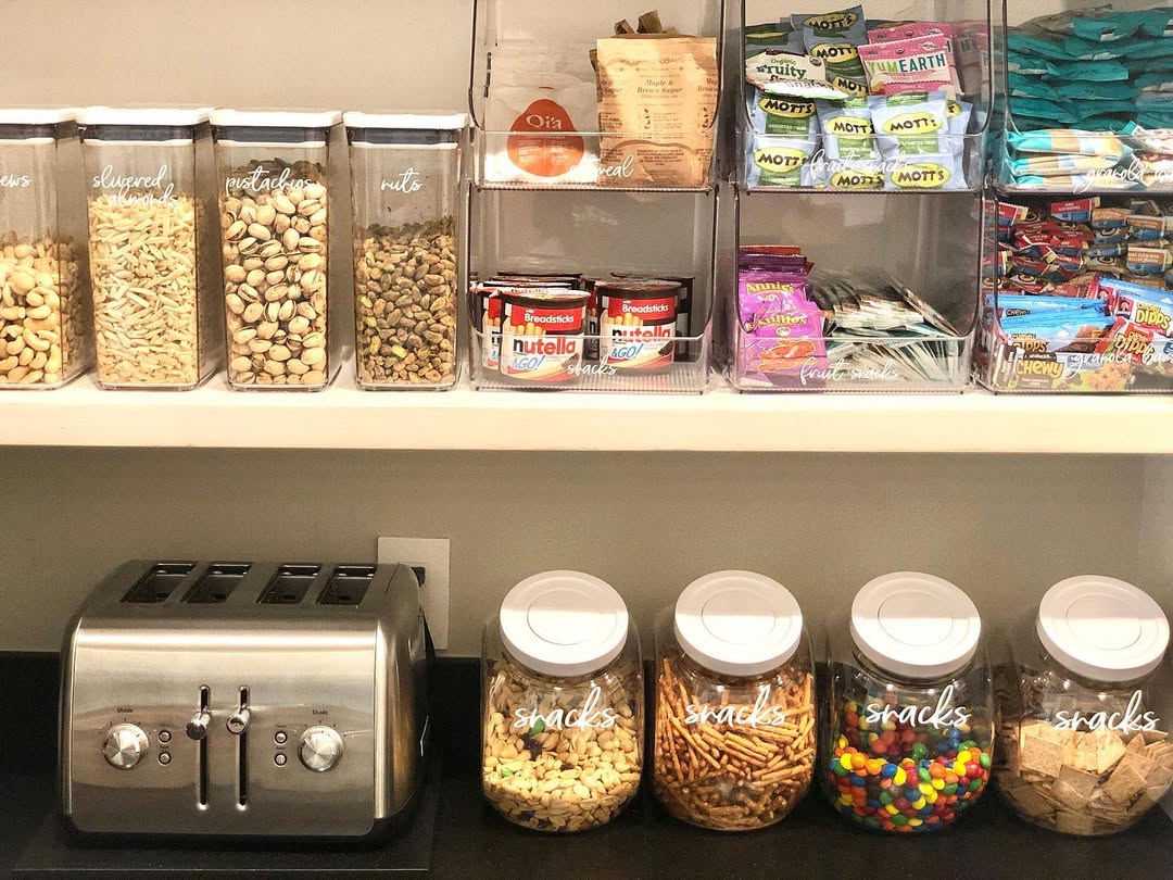 snack stationoffice pantryOffice snacks for employeesoffice snack barsnack areaStaff Snack Bar Ideas