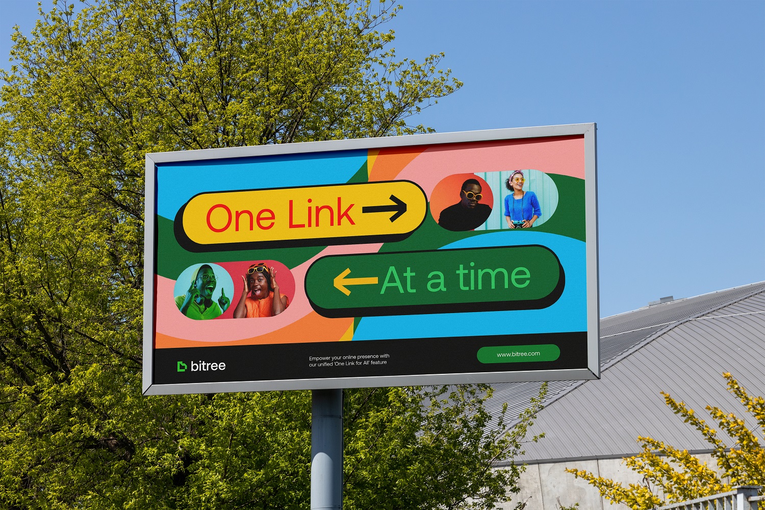 Image from the Streamlined Branding for Bitree’s Link Management Platform article on Abduzeedo