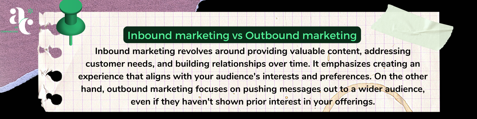 Inbound vs outbound marketing