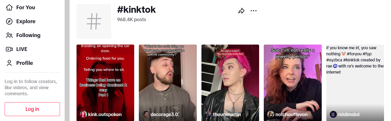 best nsfw tiktok hashtags