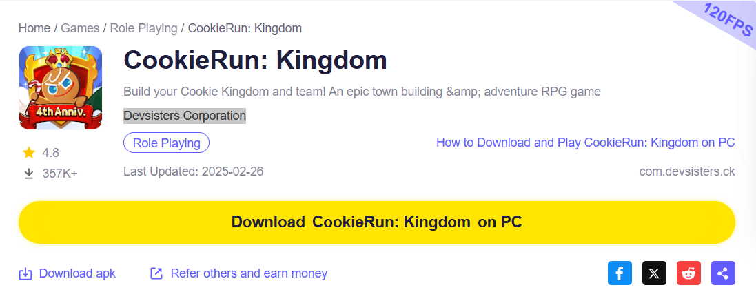 Cookie Run: Kingdom On PC