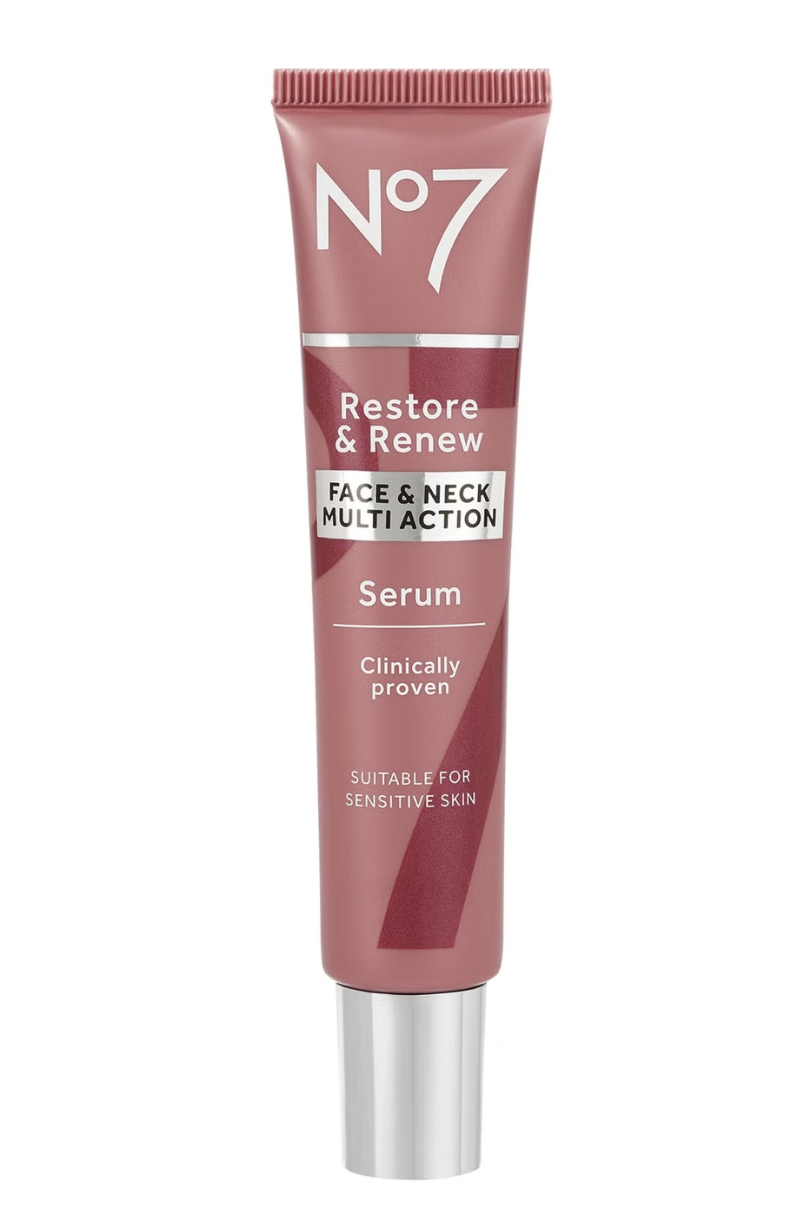 No7 Restore & Renew Face & Neck Multi Action Serum