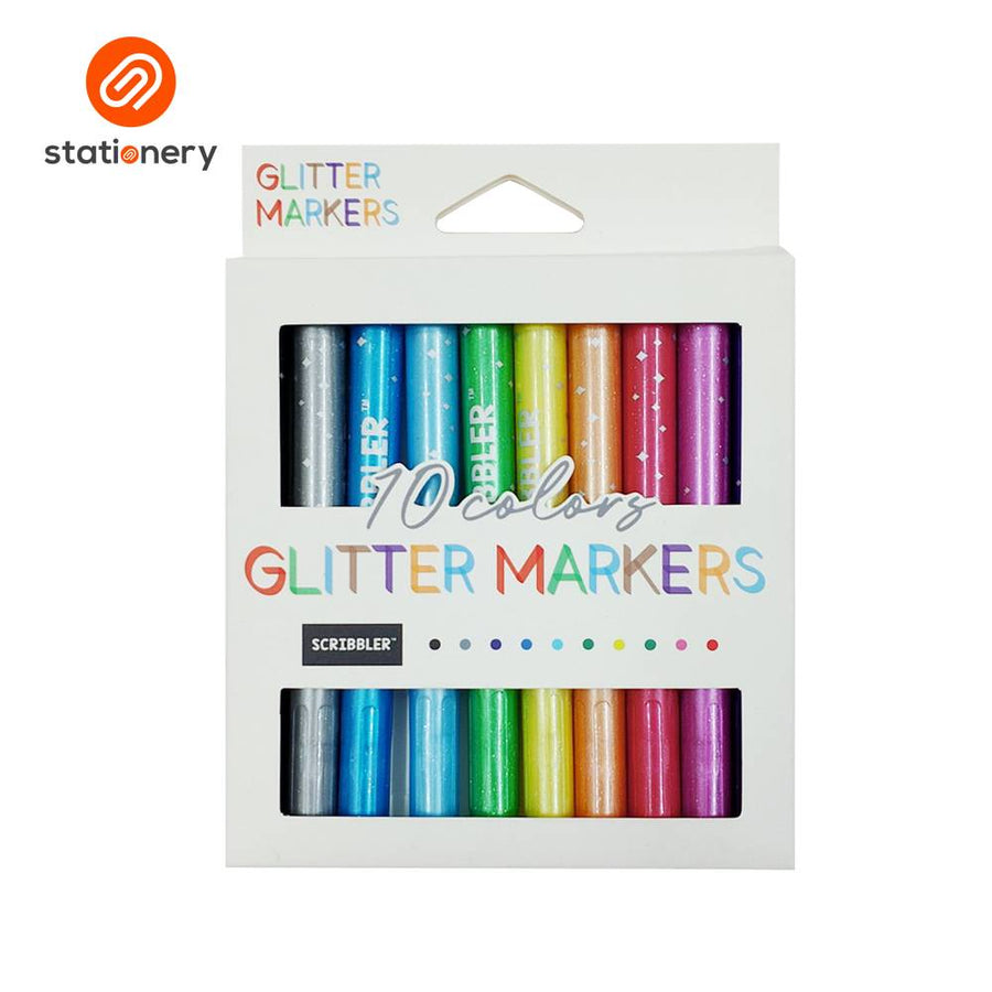 Scribbler Glitter Markers 10 Colors