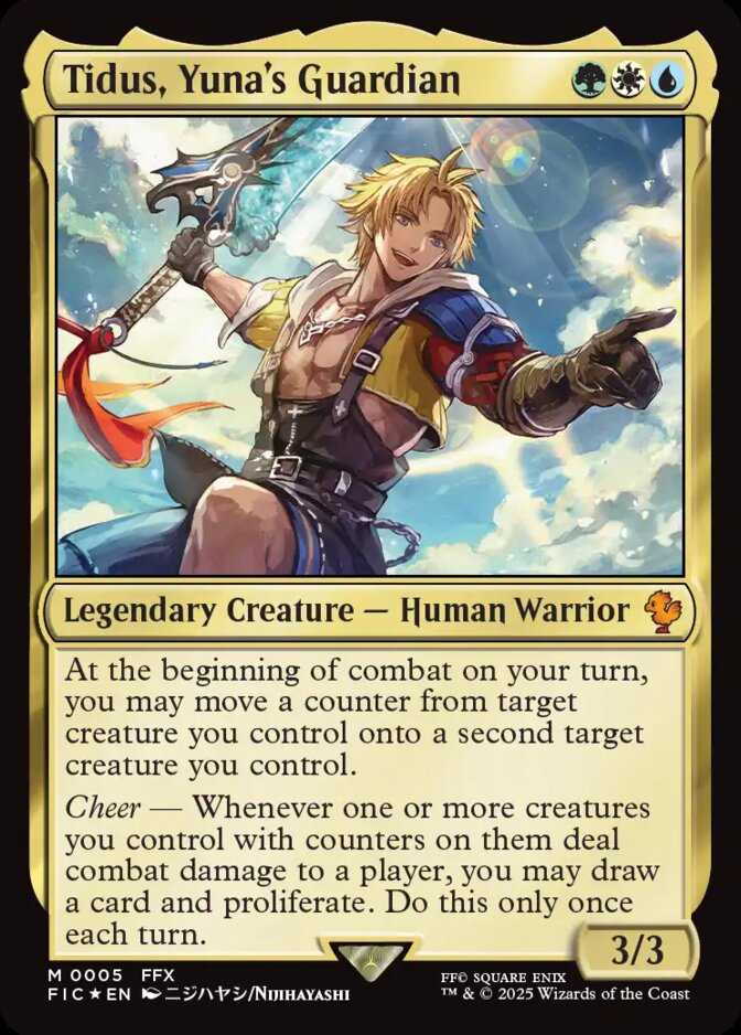 Magic the Gathering Final Fantasy - Tidus, Yuna's Guardian