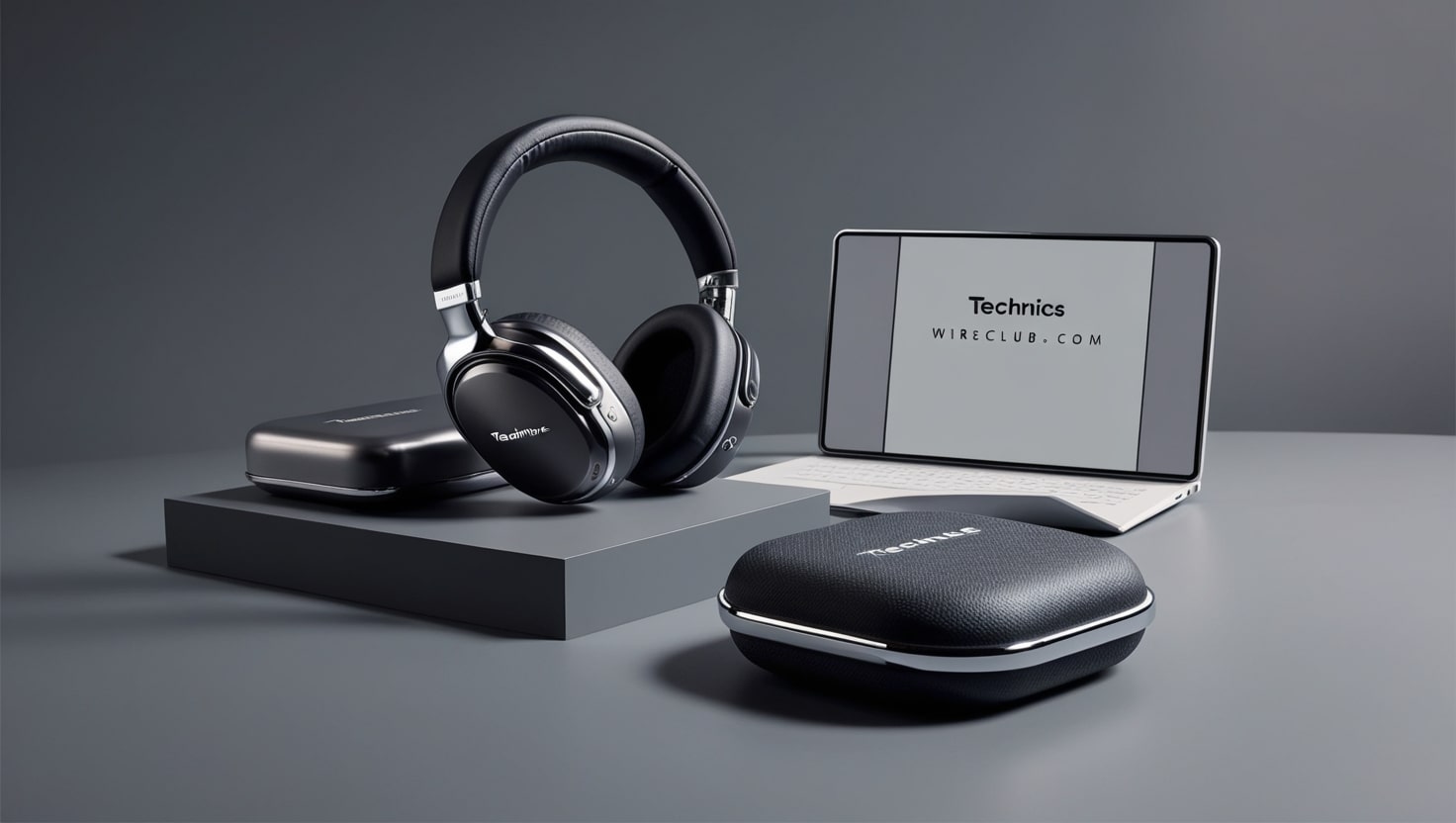 technics wireless nocie calingling headphones