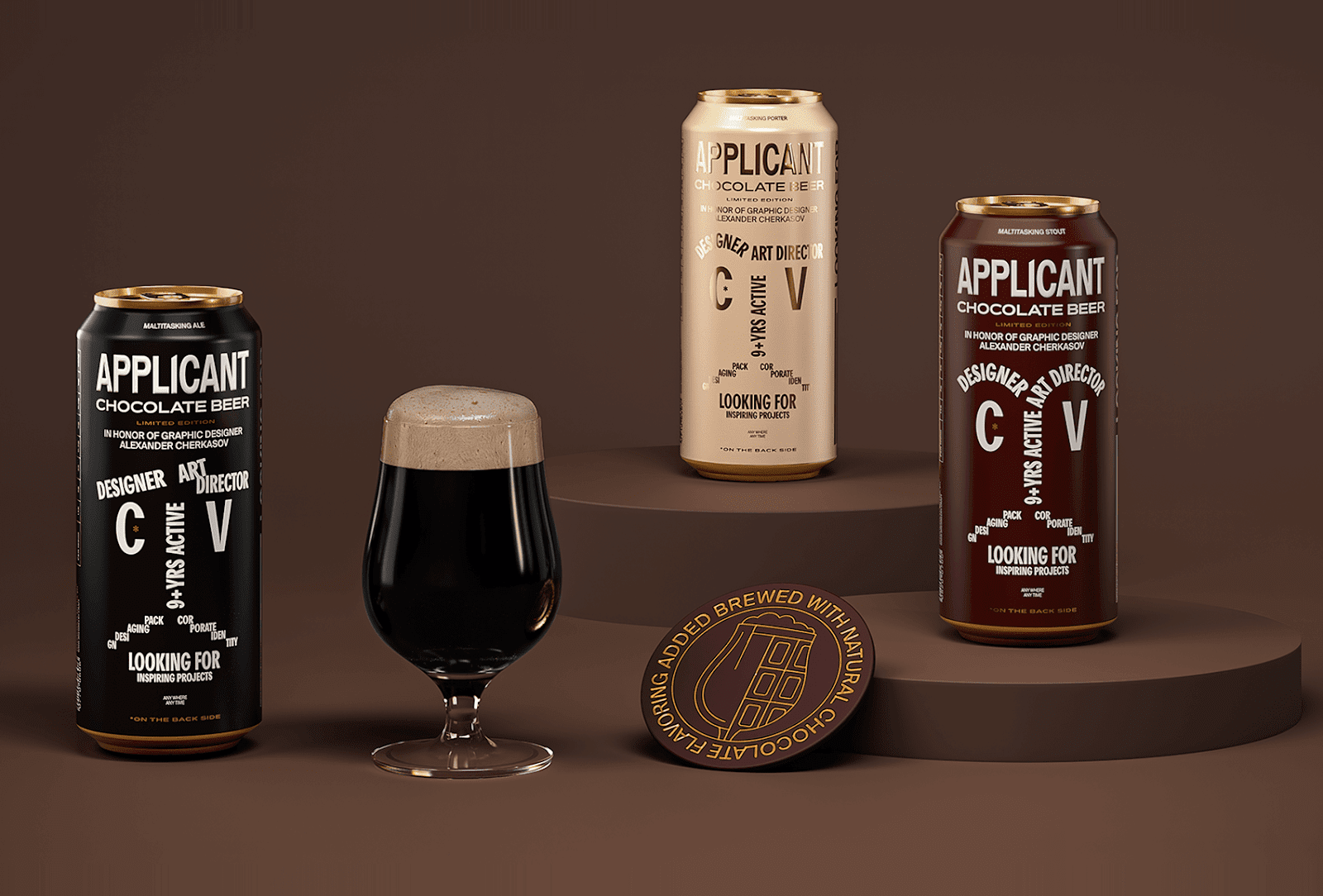 Image from the Applicant: A Self-Portrait in Beer Branding and Packaging Design article on Abduzeedo