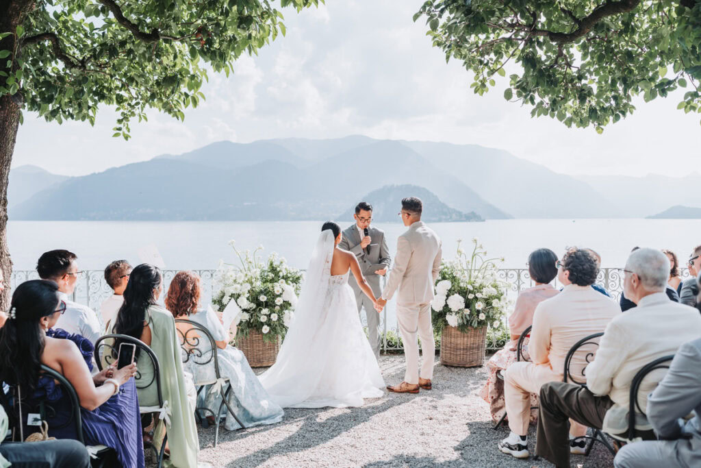 how to get married in Italy - wedding ceremony on lake como