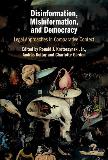 disinformation, misinformation and democracy book cover