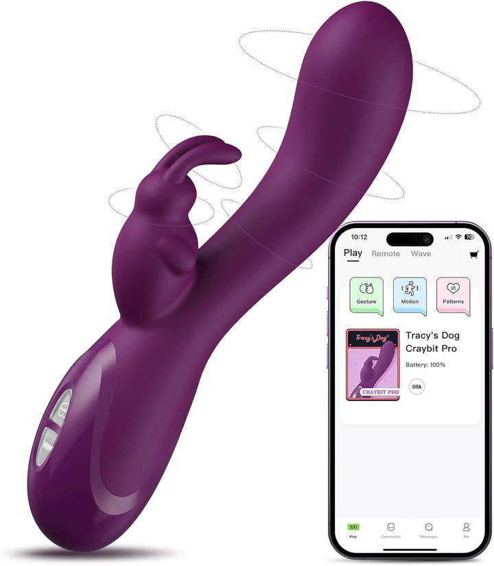 Craybit Pro App-controlled Rabbit Vibrator