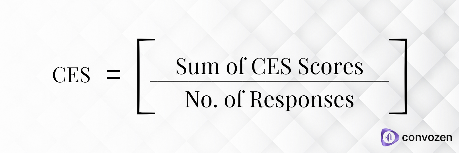 Customer effort score calculation formula 1