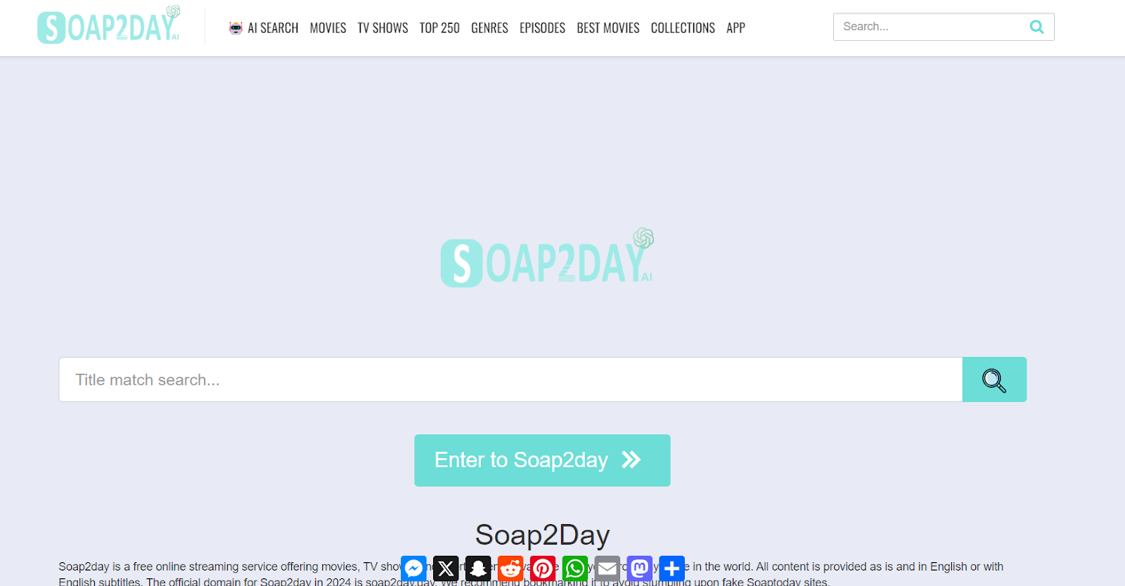 Soap2day Official Website