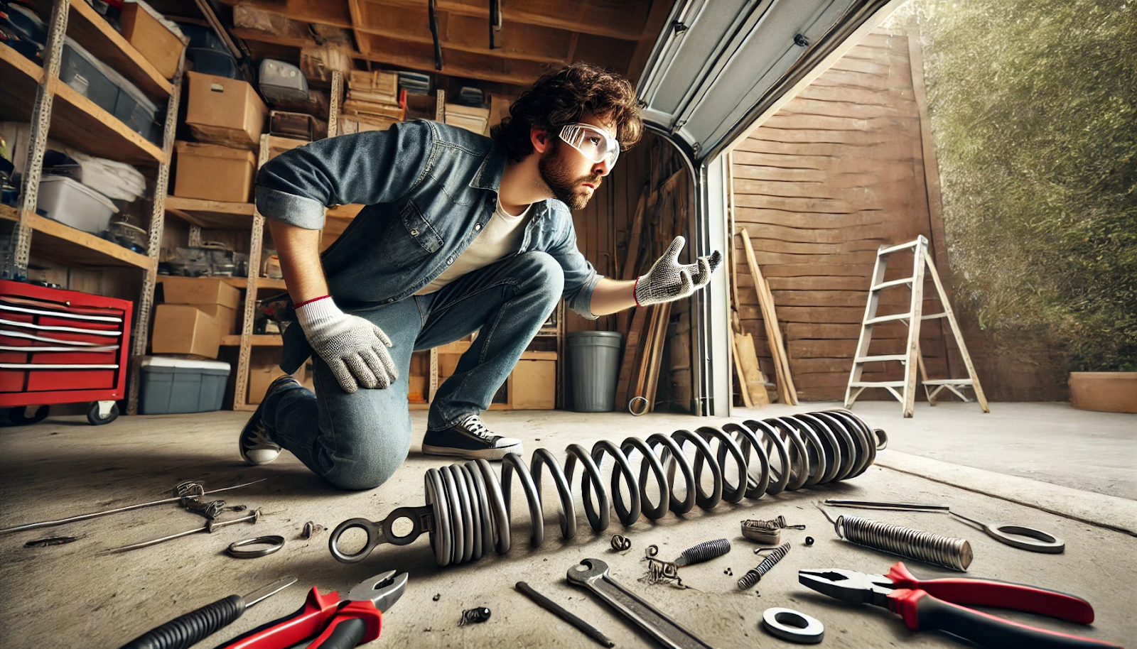 garage door spring replacement Kansas