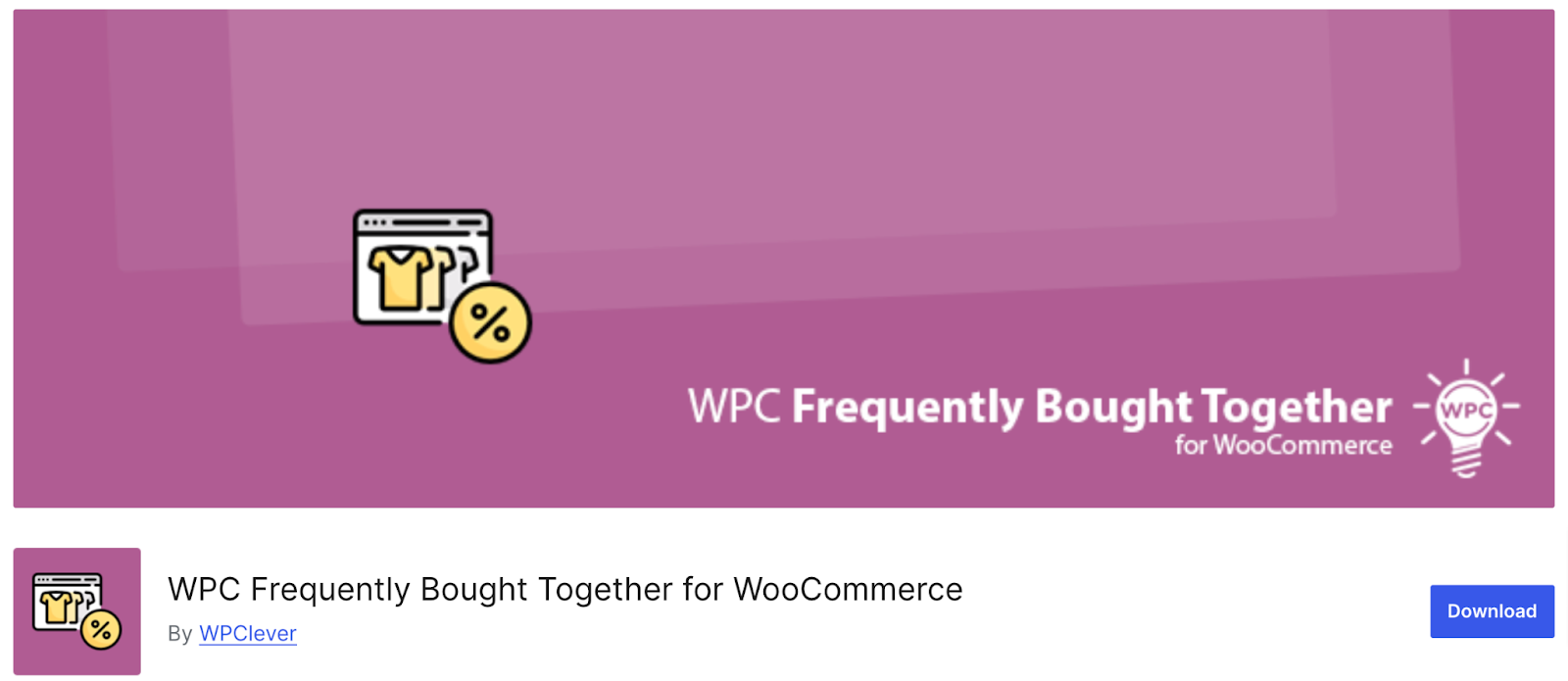 WPC Frequently Bought Together for WooCommerce store 