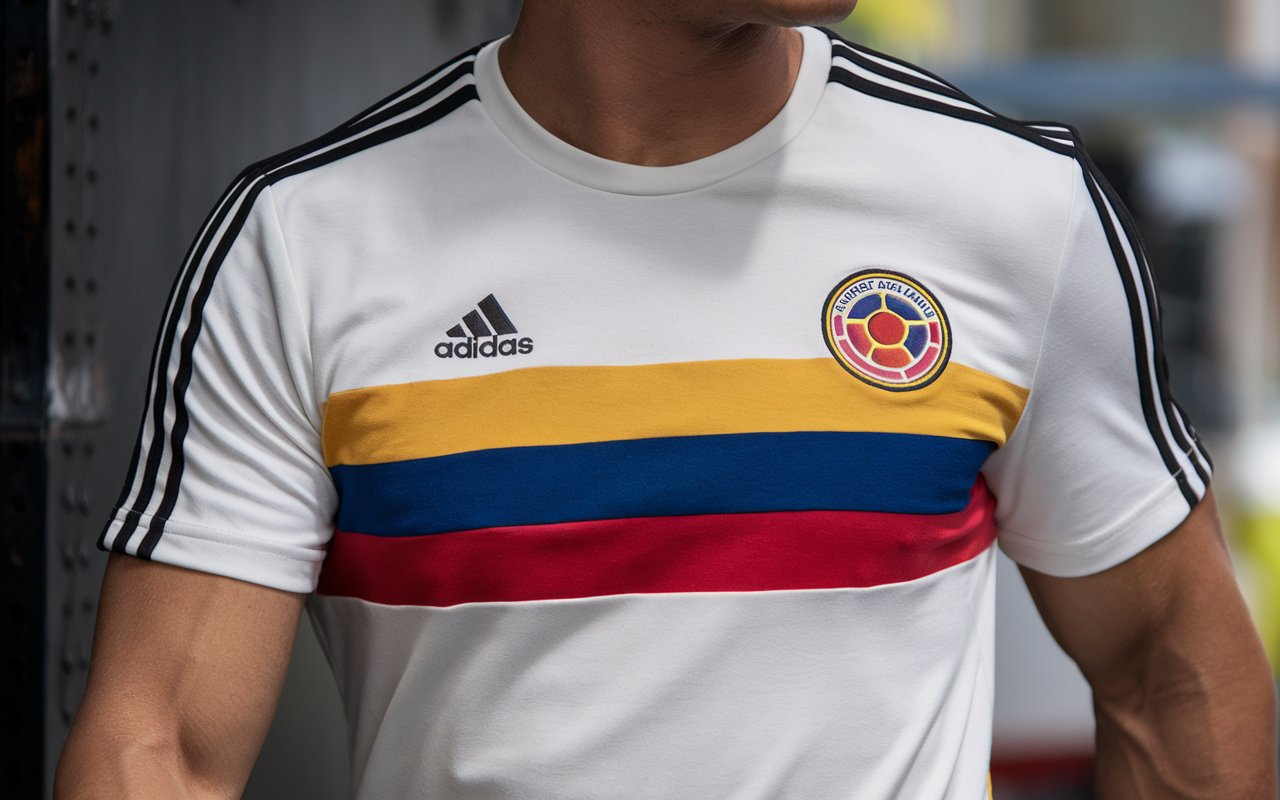 Adidas Colombia Men's Adicolor 3 Stripe Short Sleeve Tee