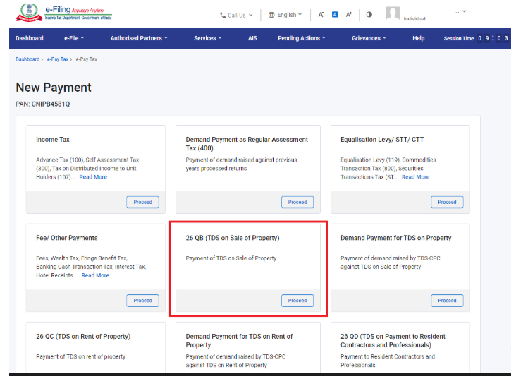 How To Download And Fill Form 26QB For TDS Payment On Purchase/Sale Of Property