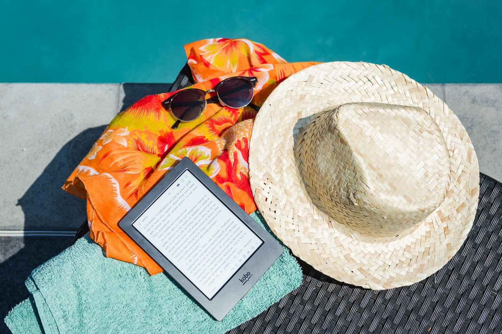 Depiction of beach time in summer