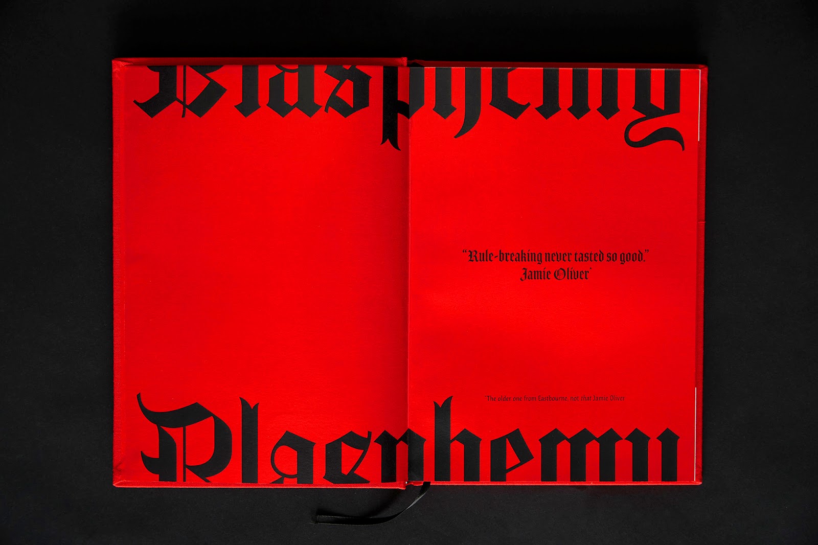 Image from the Blasphemy: A Radical Take on Editorial Design and Culinary Rebellion article on Abduzeedo