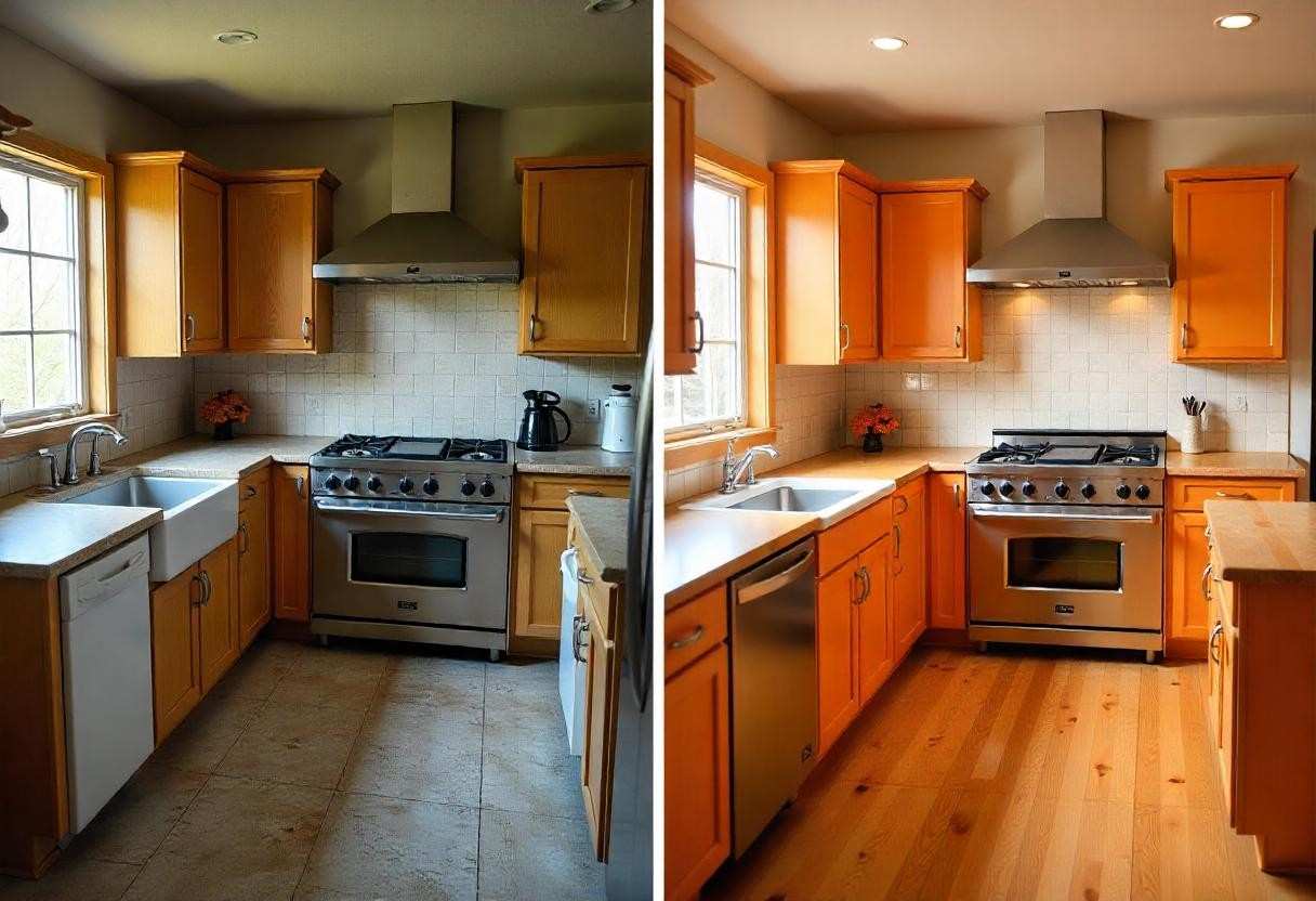 Comparison of poor quality versus premium modular kitchen materials performance in Bengaluru climate