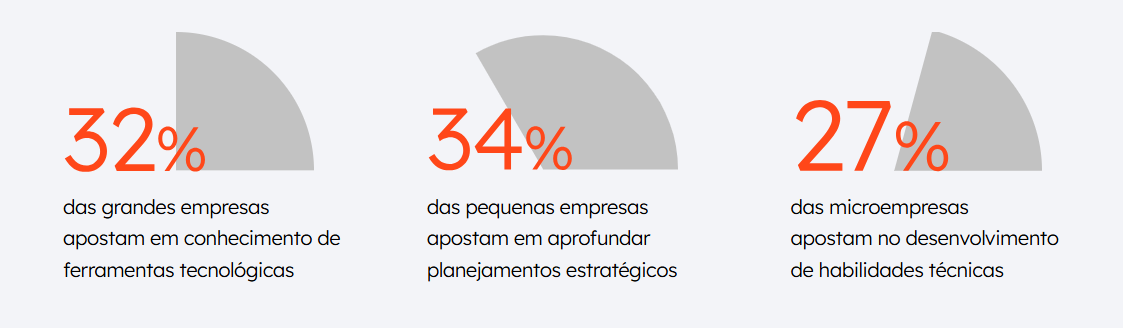 Dados do panorama de gestão fiscal e financeira da qive 2025 sobre investimentos em desenvolvimento dos profissionais