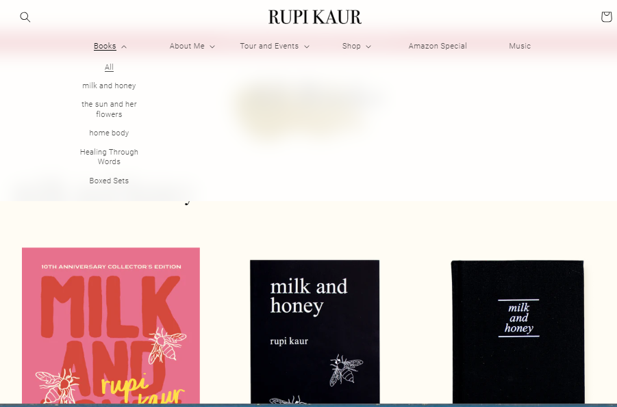 rupi kaur website