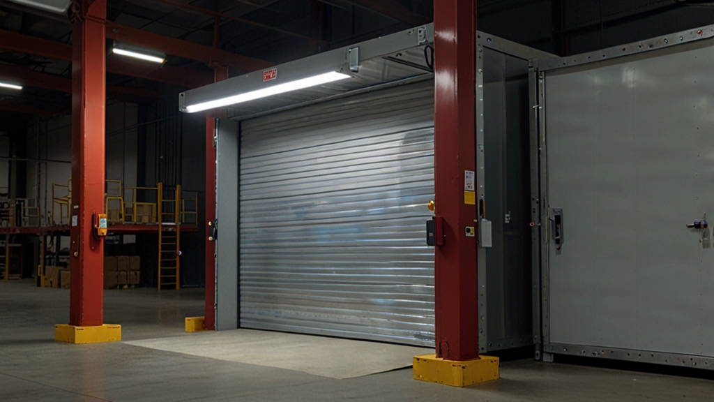 10 x 40 loading dock with climate control storage