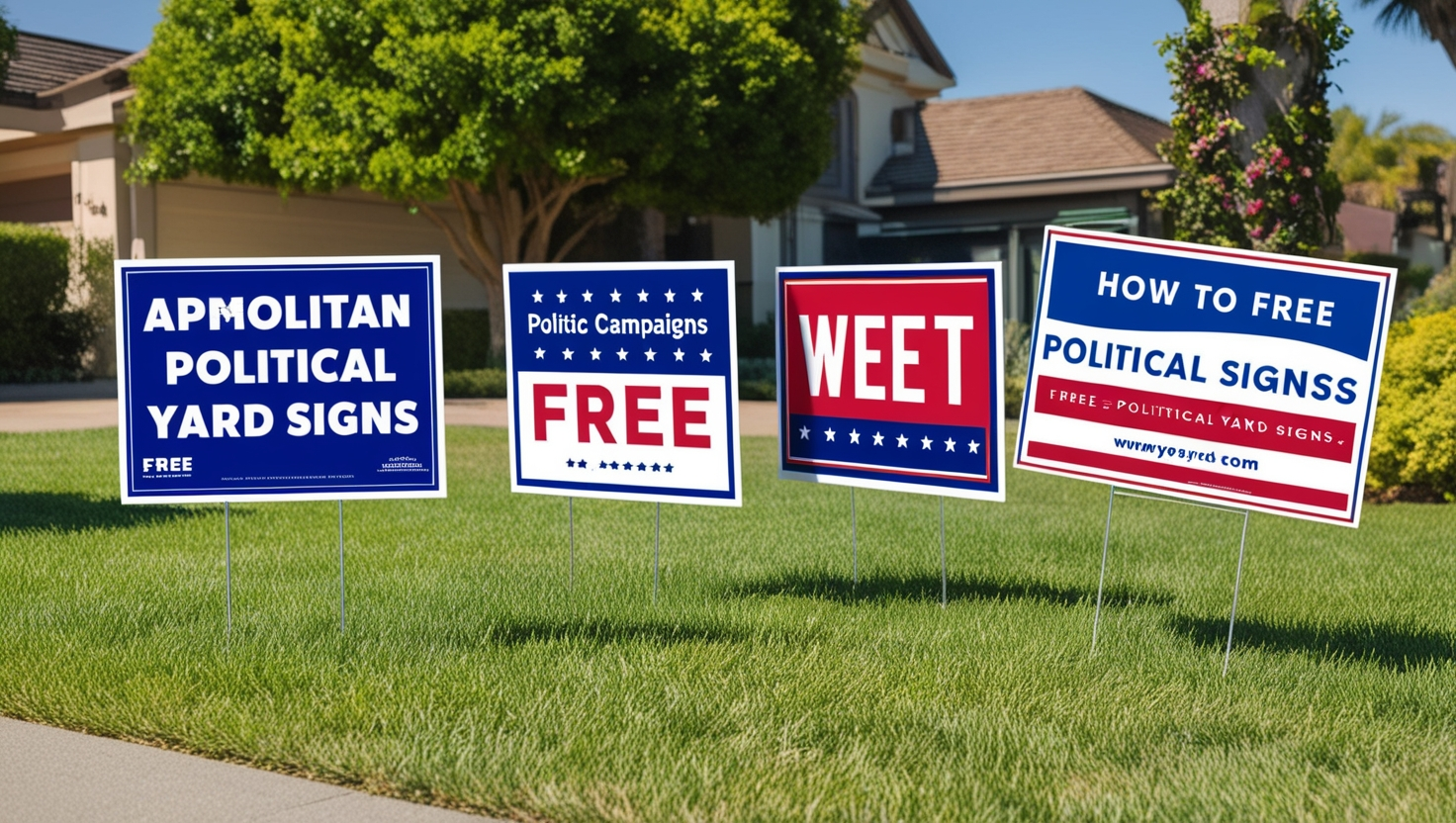  Free Political Yard Signs
