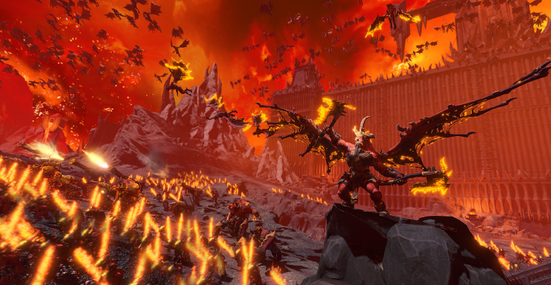 A gameplay screenshot of Total War: Warhammer III