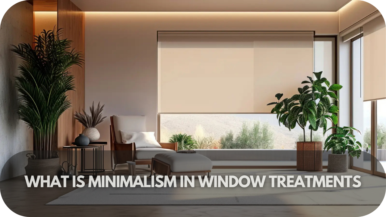 Understanding minimalist window treatments: sleek, simple, and functional designs.