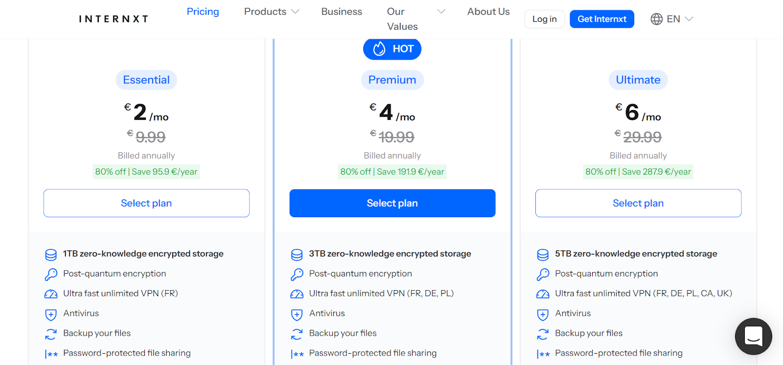 Internxt is a cloud storage service based on encryption and privacy.