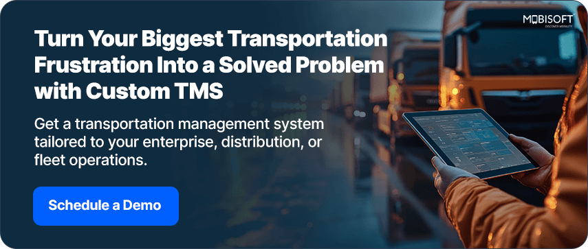 Custom TMS solution addressing key transportation challenges