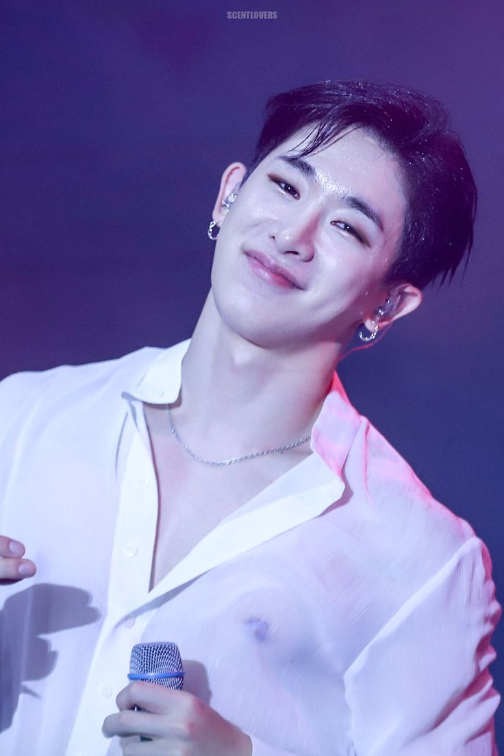 This contains an image of Wonho