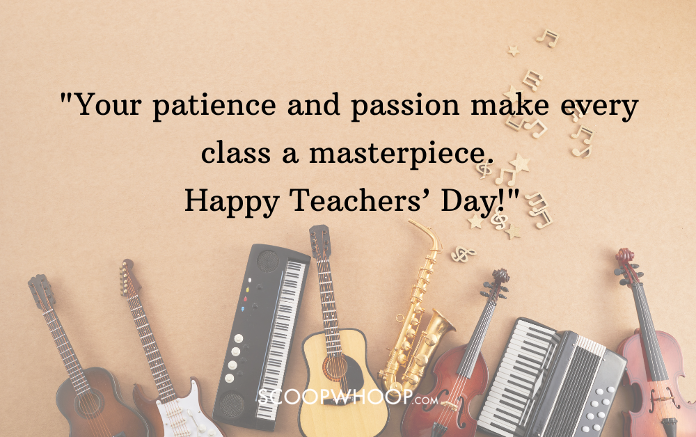 teachers day wishes for music teacher