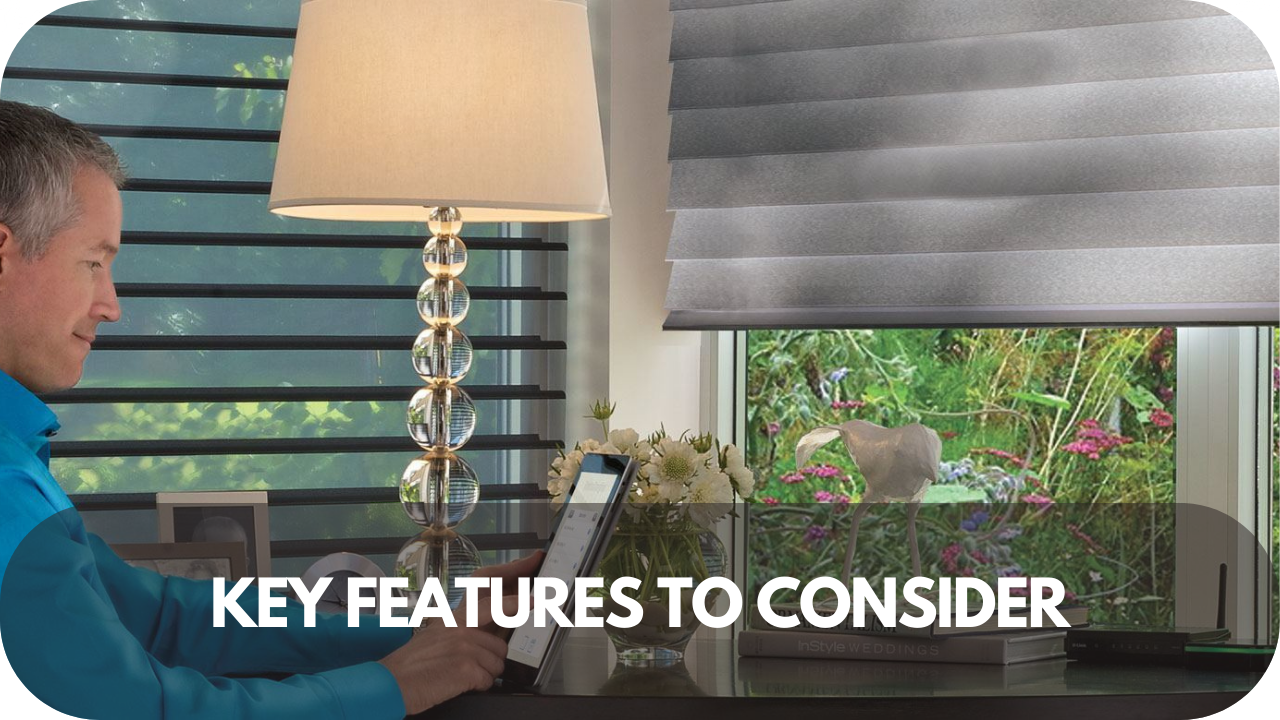 Important features to look for when choosing electric blinds for maximum comfort and functionality.