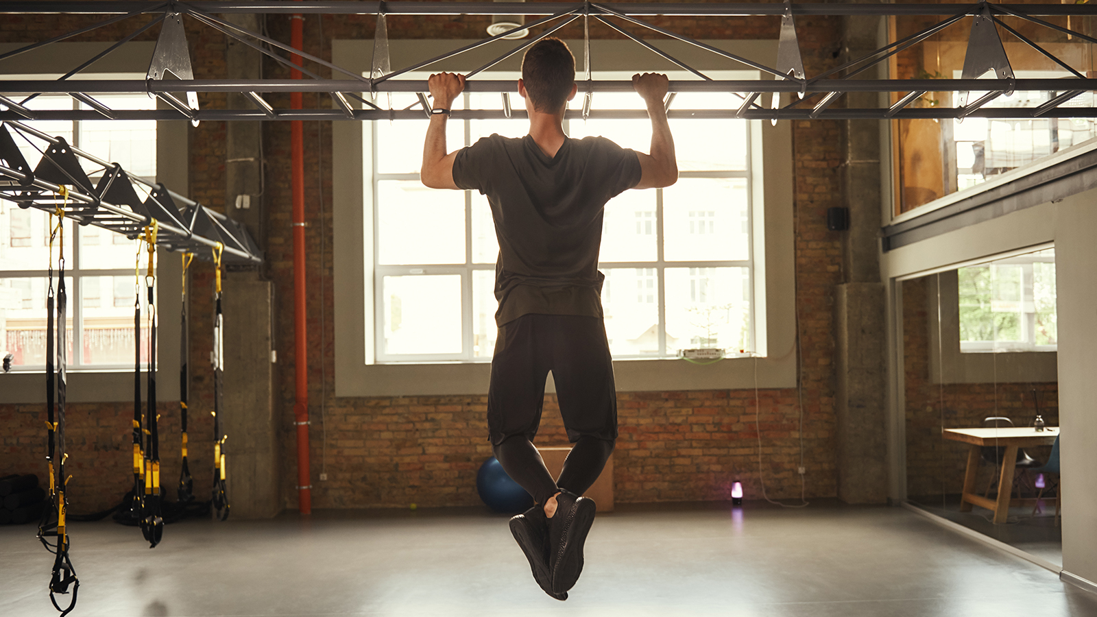 High-quality pull-up bars for upper body workout.