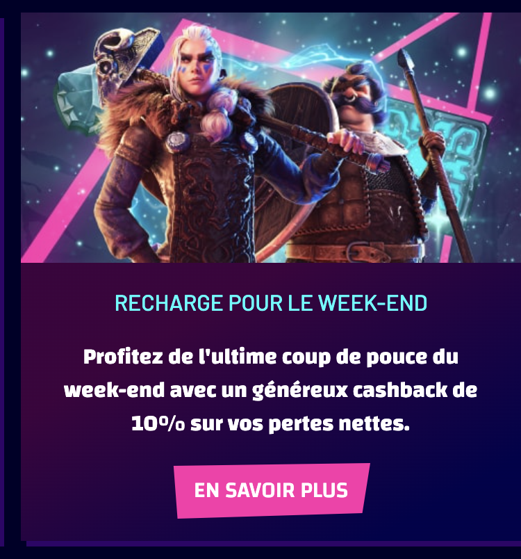 slots hammer recharge du weekend