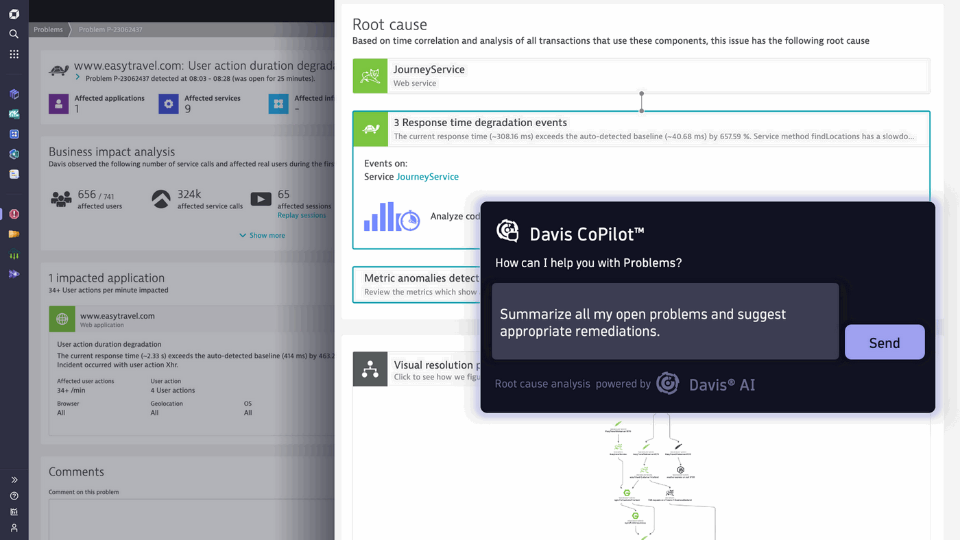 Dynatrace – a full-stack observability and application performance monitoring (APM) platform