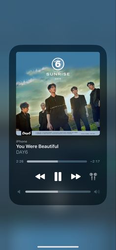 This contains an image of DAY6's song "You Were Beautiful".