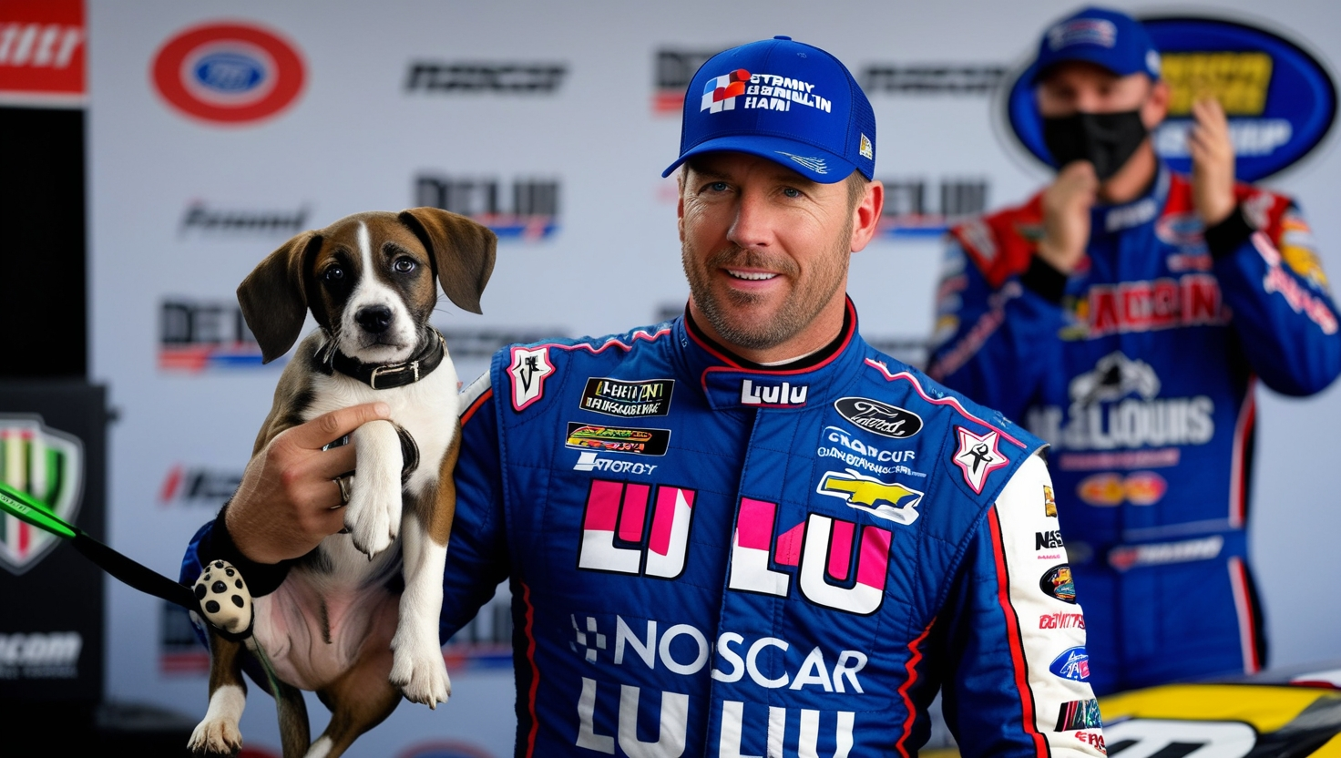 Denny Hamlin Says Stray Puppy Ruined His Season.