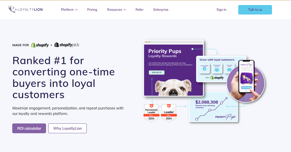 LoyaltyLion Shopify loyalty apps