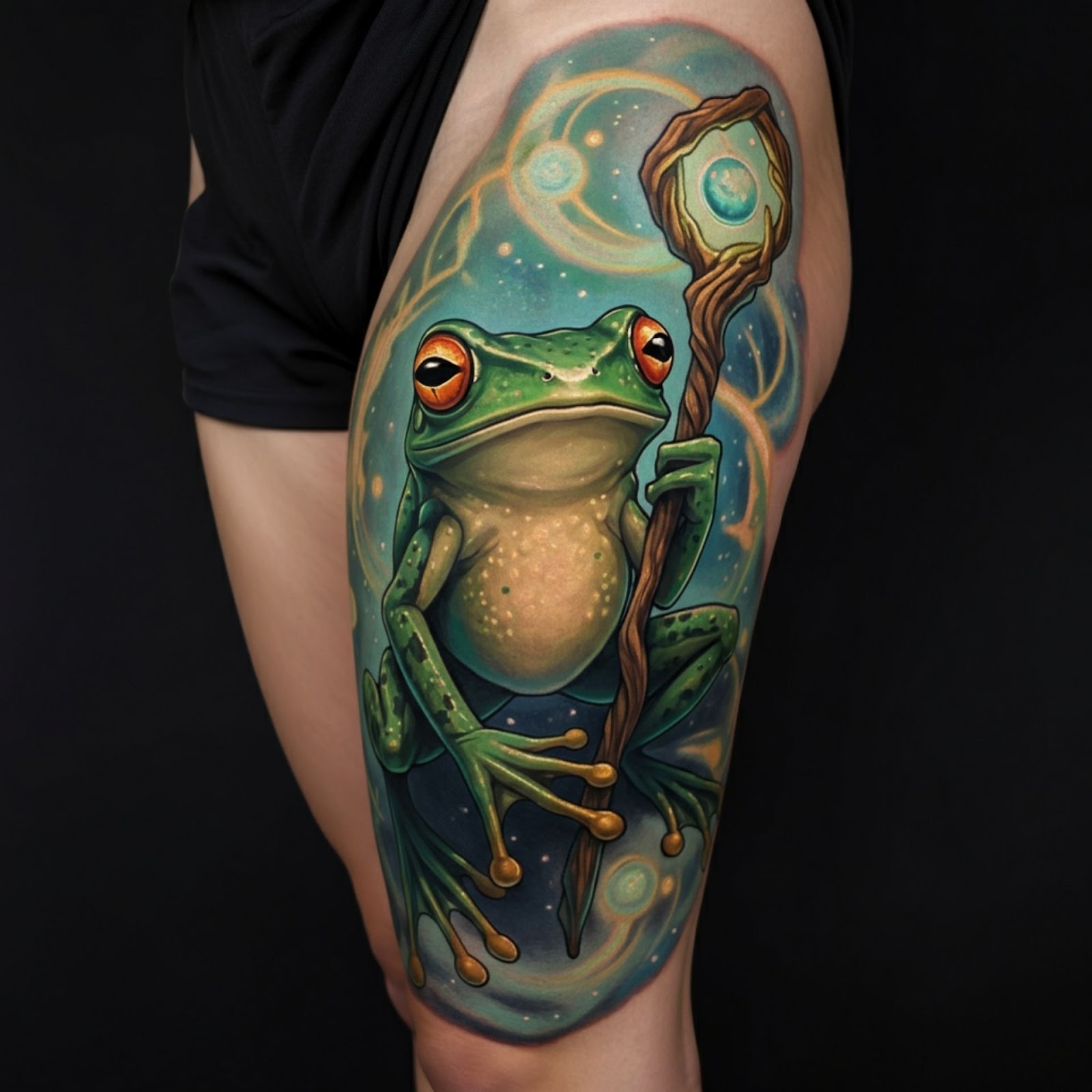 Mythological Frog Tattoo