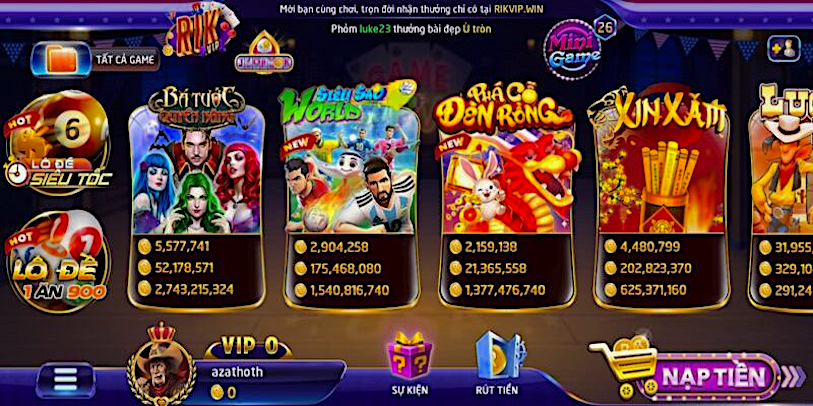 Luật chơi cơ bản của Quay slot tại cổng game đổi thưởng Rikvip