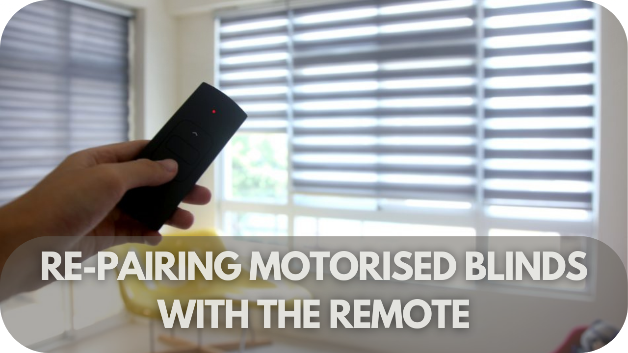 Re-pairing Motorised Blinds with the Remote