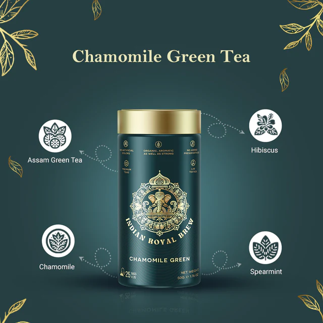 Chamomile green tea